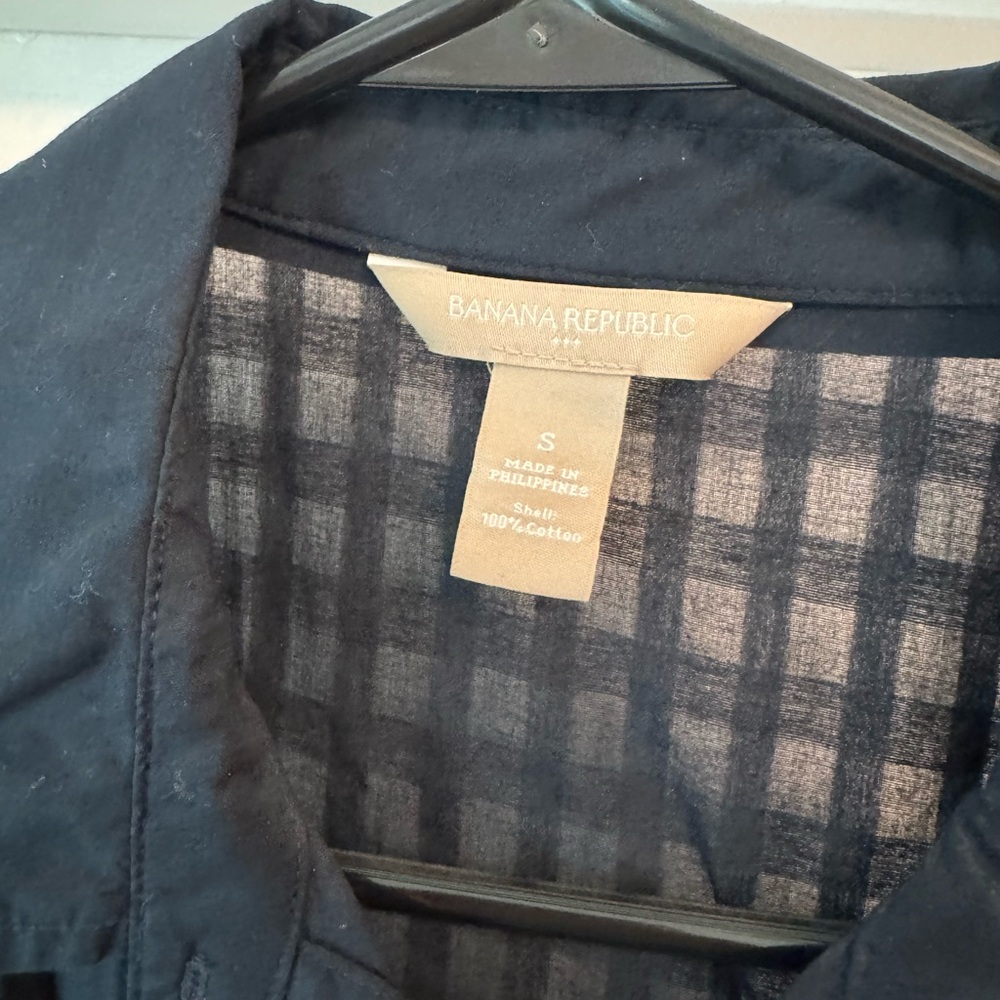 Navy button down - Picture 2 of 3